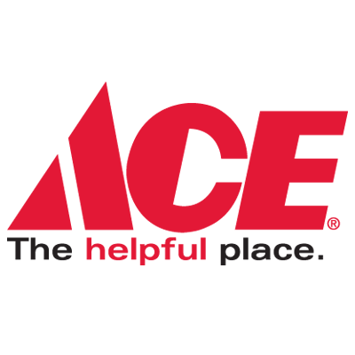The ACE Hardware logo with the words "The helpful place" underneath, where "helpful" is in red and the rest of the text is in black, represents your trusted Ace Hardware store.